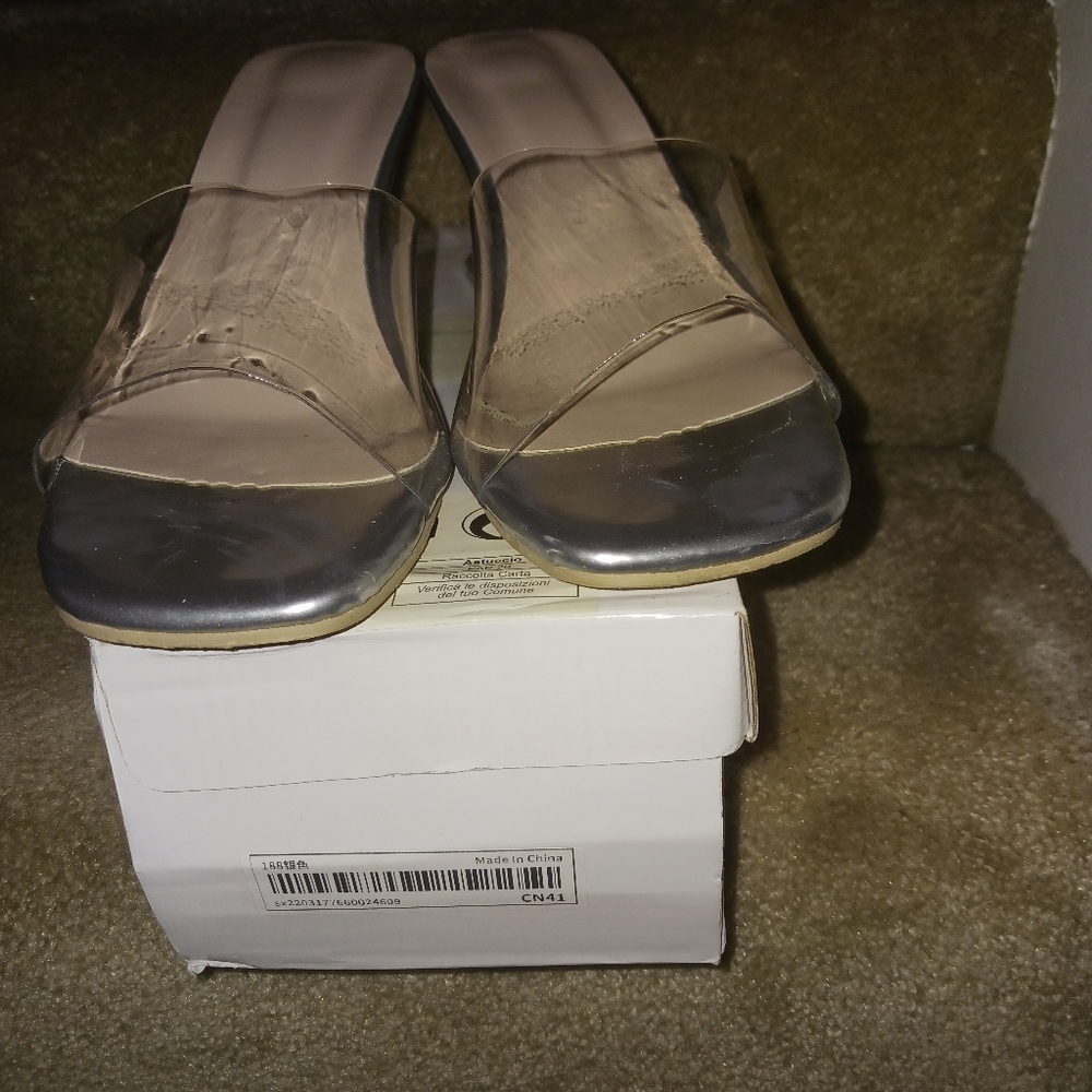Shoes, Silver, dressy size 8.5